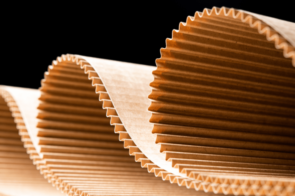 Swanline single face corrugated board, a strong and lightweight packaging material with excellent cushioning and print-ready surface